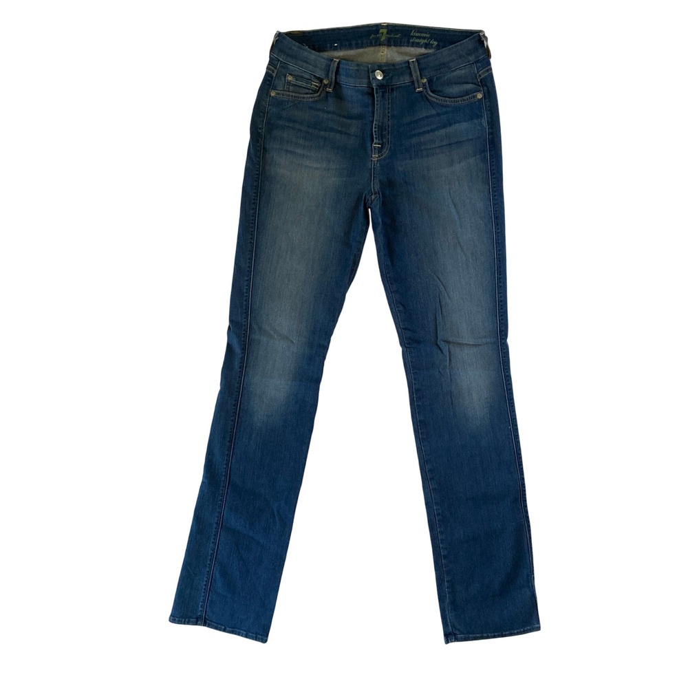 7 For‎ All ManKind Women's Kimmie Straight Leg Denim Jeans (Size 29)